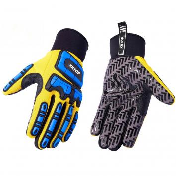 New Design TPR Protection Working Silicon Printing Whole Palm Safety Glove